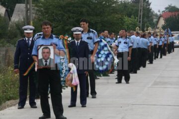 Portretul lui Niculai Costeniuc, purtat spre cimitir