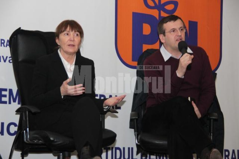 Monica Macovei și Cristian Preda