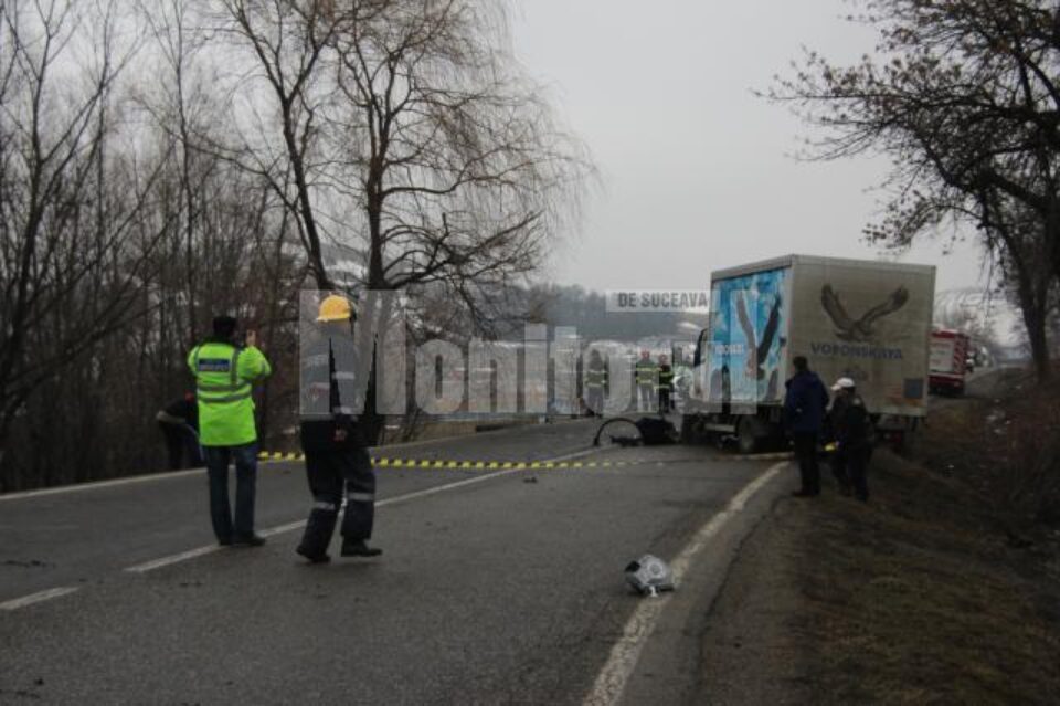 autoutilitara implicată în accident