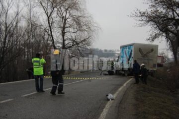 autoutilitara implicată în accident
