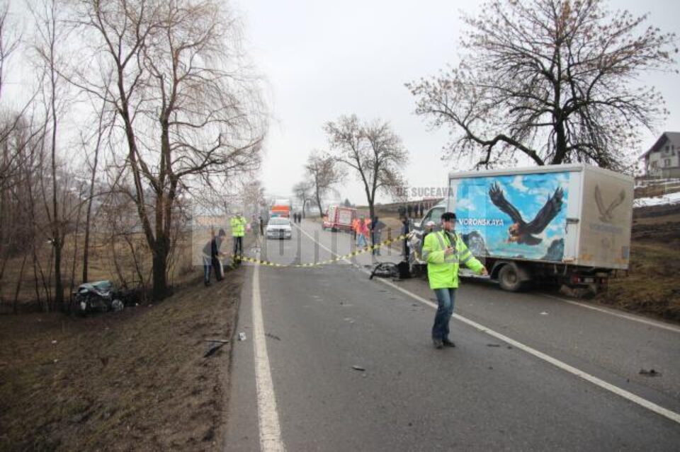 cele două vehicule implicate-n accident
