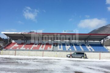 Stadionul FC Pojorâta are o tribună modernă cu 300 de locuri