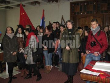Expoziția temporară cu genericul „Drapelul la români”
