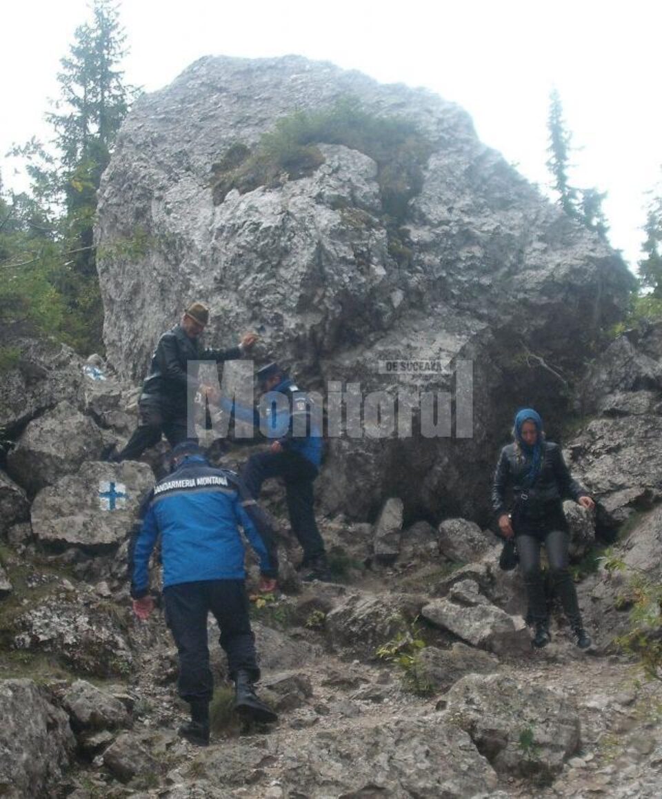 peroane salvate de jandarmii montani