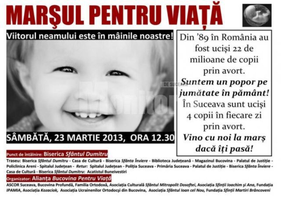 marșul pentru viață