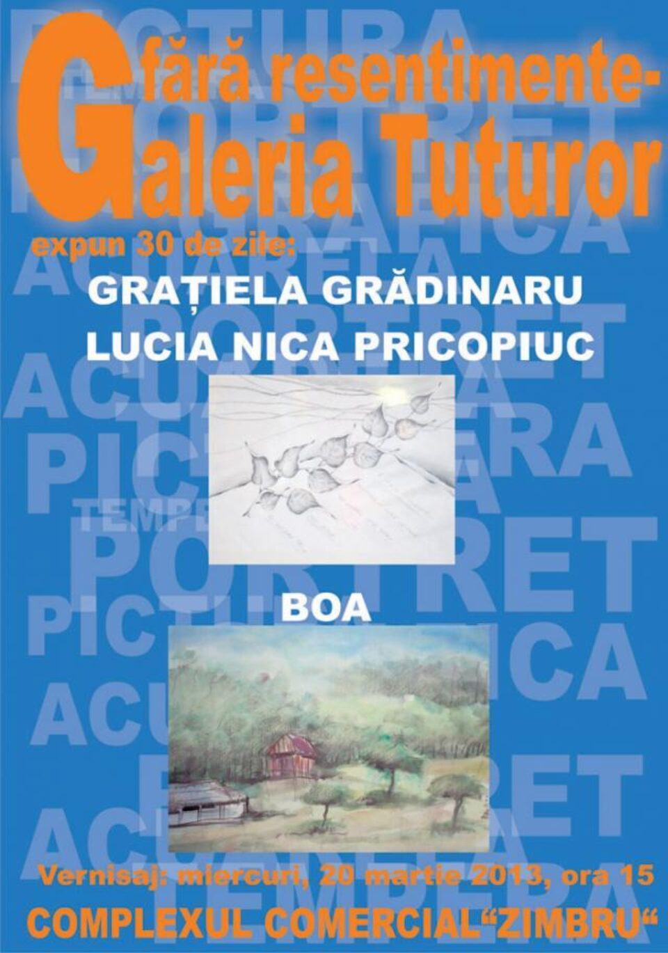 Expoziție de grafică și pictură