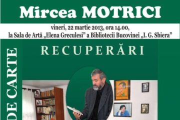 Lansare de carte Mircea Motrici