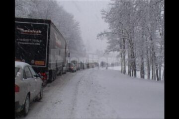 trafic îngreunat pe DN 17