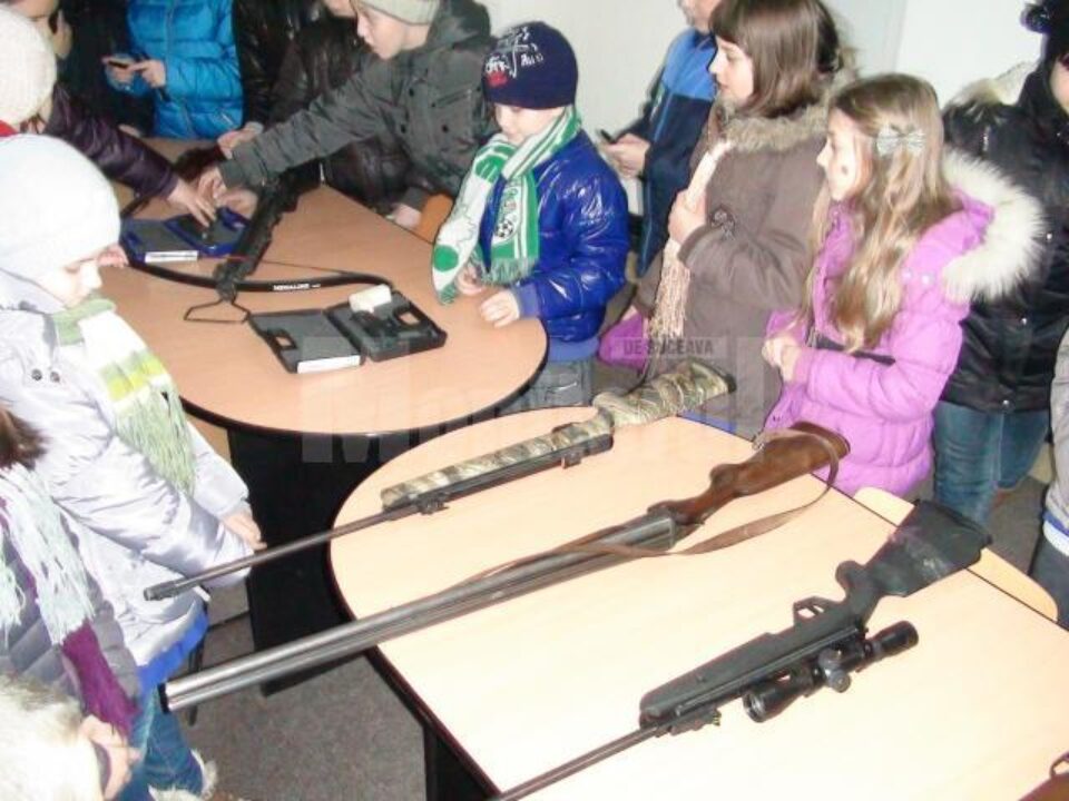 armament din dotarea polițiștilor