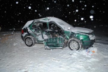 Volkswagenul care a lovit autoutilitara