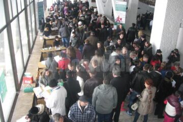 La bursa de ieri, prezența a fost foarte numeroasă