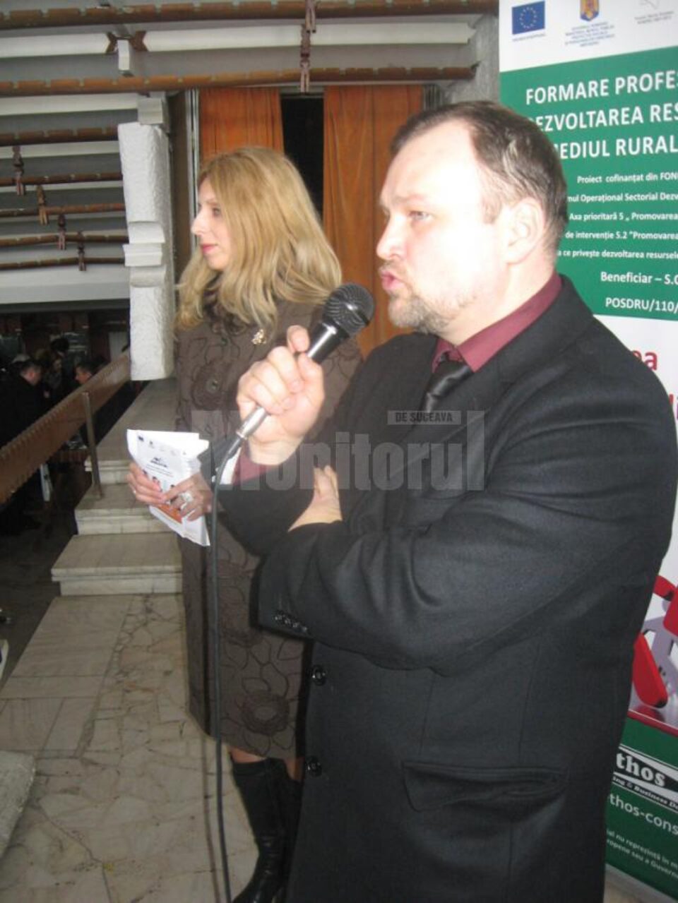 Marius Vatavu, managerul proiectului în cadrul căruia s-a desfășurat bursa