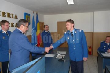 Căpitanul Iulian Macoveiciuc a fost înaintat la gradul de maior