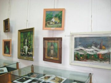 Venerabilul pictor și om de litere sucevean George L. Ostafi a fost celebrat sâmbătă, la Biblioteca Bucovinei „I.G. Sbiera”