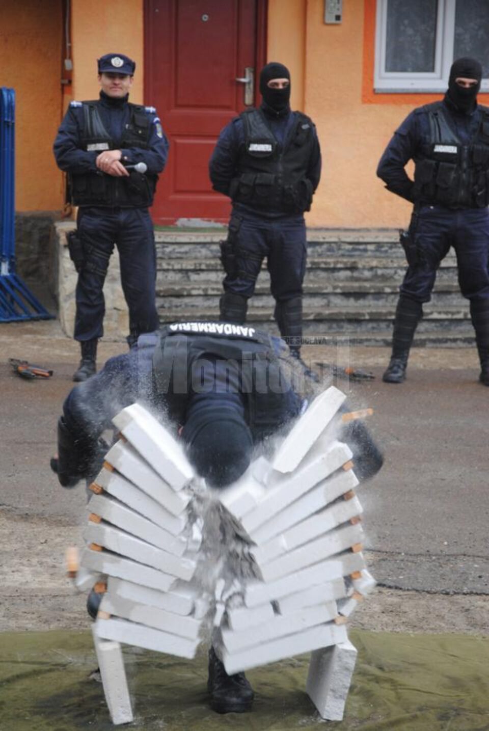 Demonstrațiile spectaculoase i-au încântat pe cei aproximativ 150 de copii prezenți la Ziua Jandarmeriei