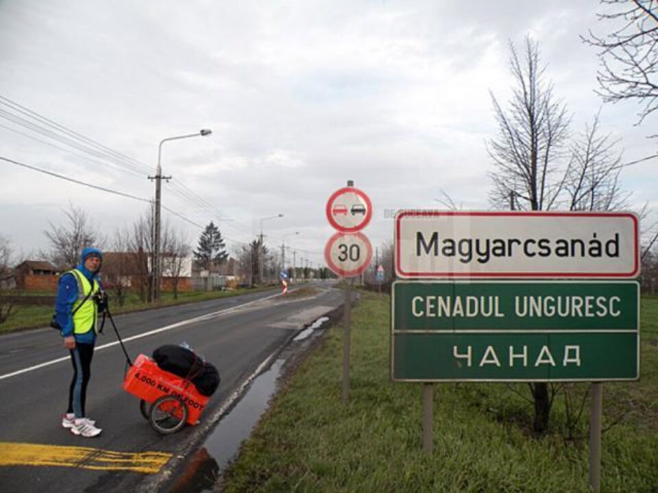 Călin Dănilă și Ioan Cojocaru au ajuns acum pe teritoriul Ungariei