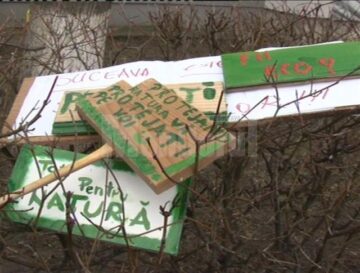 Jandarmii și polițiștii, chemați să stopeze distrugerea spațiului verde de pe strada Mărășești