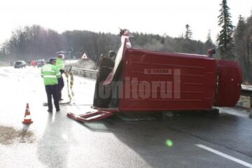 Accidentului petrecut vinerea trecută pe DN 17, între Ilișești și Păltinoasa