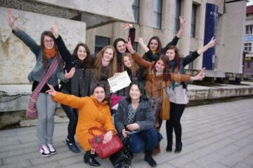 Trupa formată din elevi ai clasei a XI-a B a Colegiului „Andronic Motrescu” s-a dovedit cea mai bună