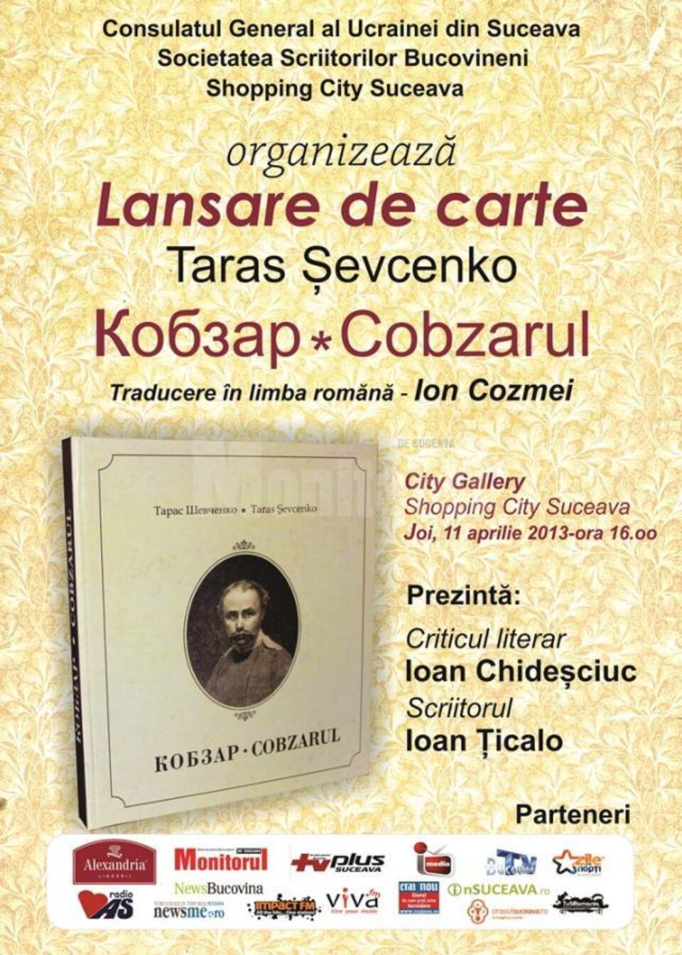 „Cobzarul”, de Taras Șevcenko