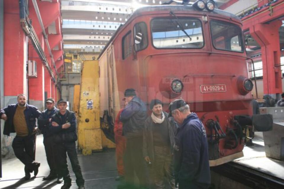Grevă spontană la Depoul de locomotive din Ițcani