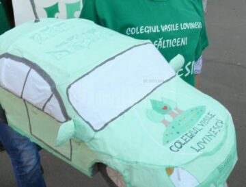 Proiectul “Eco Desire” s-a încheiat ieri cu un marș desfășurat prin municipiul Fălticeni