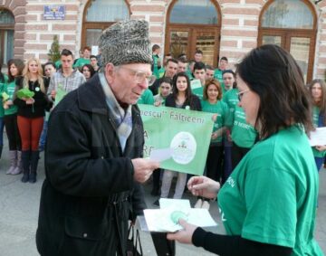 Proiectul “Eco Desire” s-a încheiat ieri cu un marș desfășurat prin municipiul Fălticeni