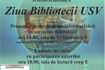 Ziua bibliotecii USV, în fiecare an, pe 23 aprilie