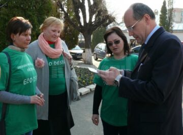 Proiectul “Eco Desire” s-a încheiat ieri cu un marș desfășurat prin municipiul Fălticeni