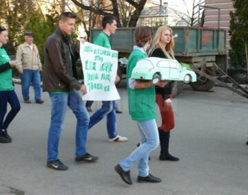 Proiectul “Eco Desire” s-a încheiat ieri cu un marș desfășurat prin municipiul Fălticeni