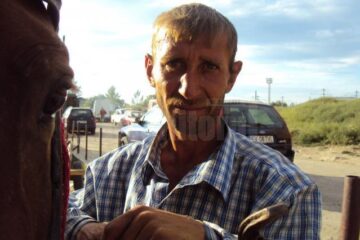Gheorghe Cherar este acuzat că și-a bătut și exploatat calul, până când animalul a ajuns piele și os și s-a prăbușit în drum