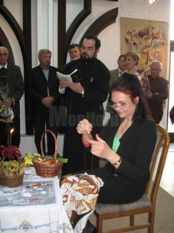 Nadia Boiechko a dorit să facă o demonstrație de lucru în fața publicului