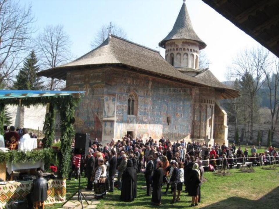 Hramul Mănăstirii Voroneț, de Sf. Gheorghe