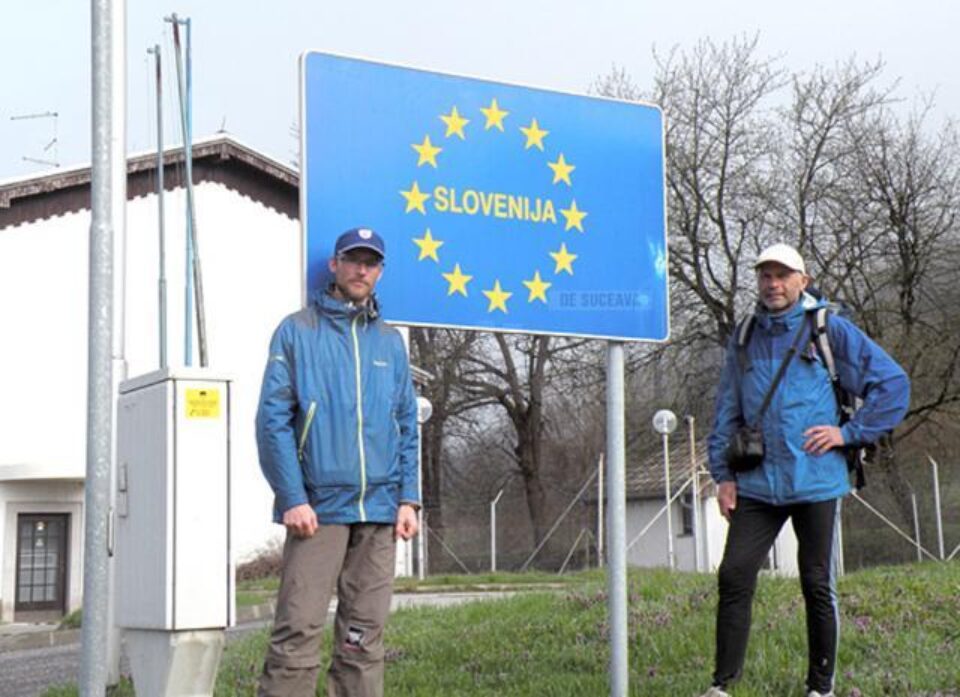 Călin Dănilă și Ioan Cojocaru în Slovenia