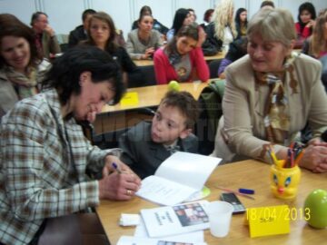 Sebi a dat autografe cu greutate