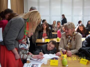 Sebi a dat autografe cu greutate