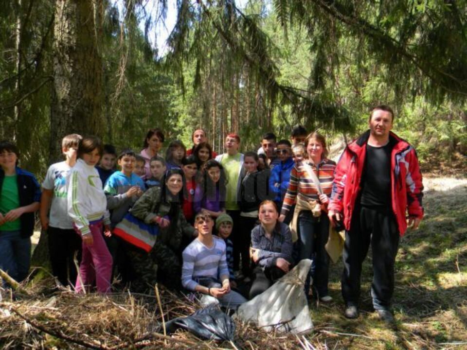 Peste 500 de puieți de arbori, plantați de elevi ai Școlii Profesionale Speciale din Câmpulung Moldovenesc