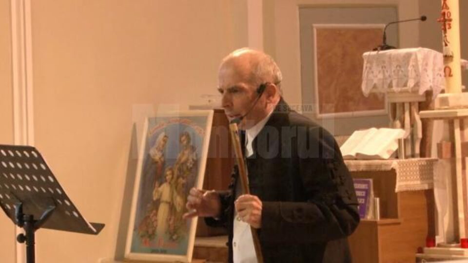 Grigore Leșe, în concert, de Florii, la Biserica Romano-Catolică