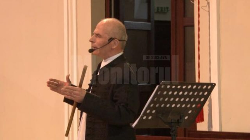 Grigore Leșe, în concert, de Florii, la Biserica Romano-Catolică
