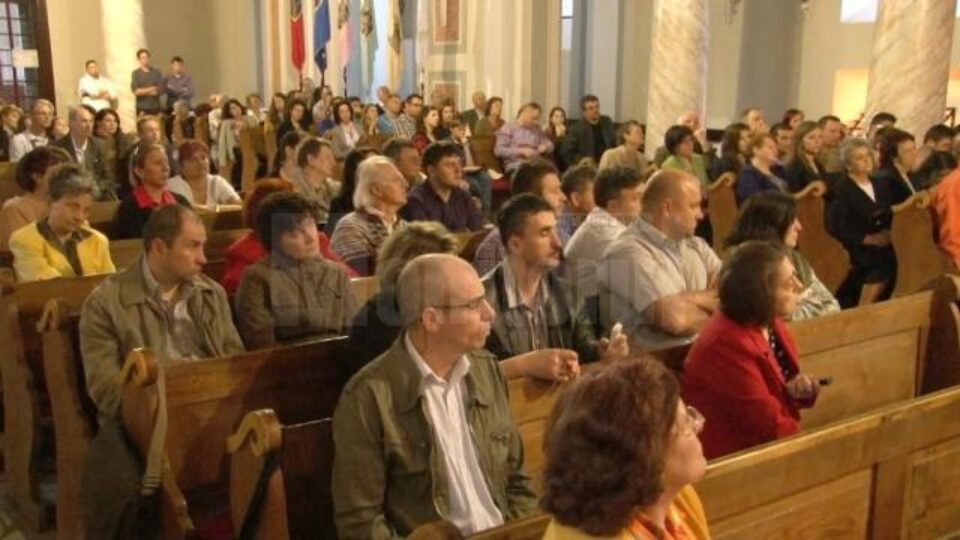 Grigore Leșe, în concert, de Florii, la Biserica Romano-Catolică