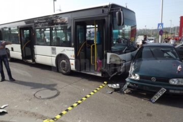 autobuz TPL implicat în accident