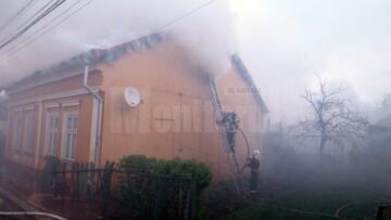 Incendiu deosebit de violent, în municipiul Rădăuți, pe strada 1 Mai