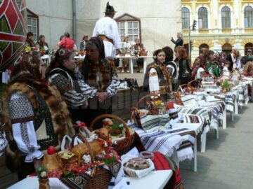 „Sărbătoarea coșurilor pascale”, o tradiție la Gura Humorului