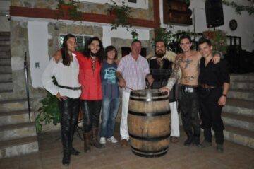 Prieteni in vizită la cetate