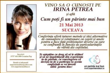 Supernanny va susține la Suceava conferința „Cum poți fi un părinte mai bun”