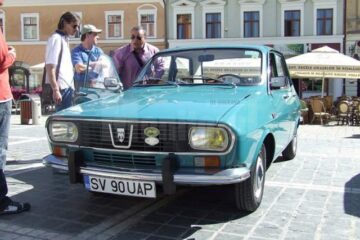 Dacia 1300 a lui Dănuț Crainiciuc, la expoziția de la Brașov