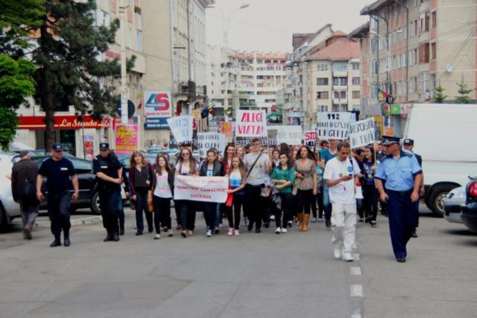 elevii protestatari