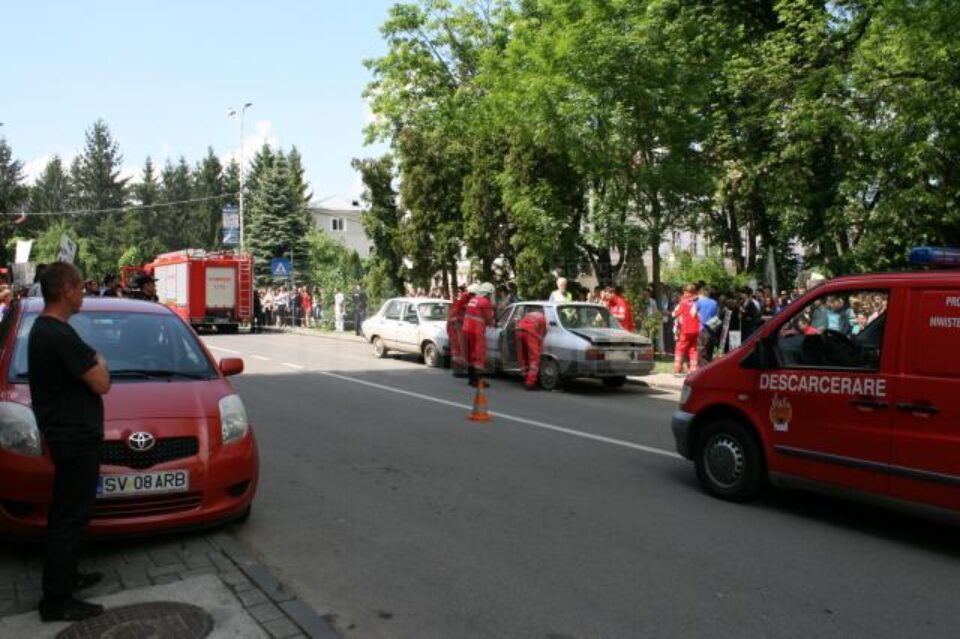 intervenția promptă a pompierilor