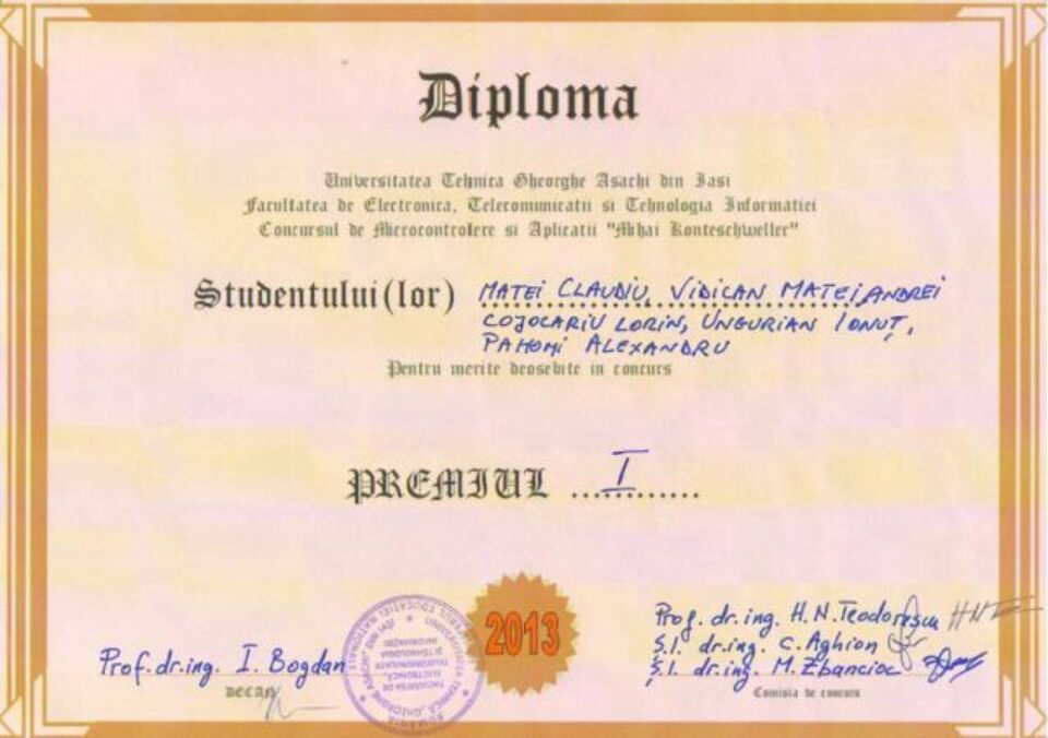 Premii importante adjudecate de studenții Facultății de Inginerie Electrică și Știința Calculatoarelor