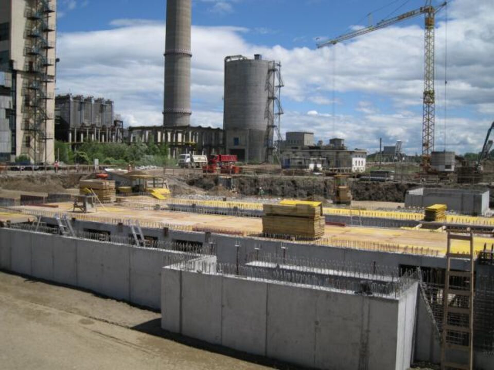 Lucrări la centrala termica nouă din Suceava, 24 mai 2013